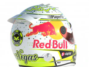 Capacete F1 Max Verstappen Las Vegas 2023 Modelo 3D