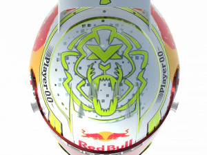 Capacete F1 Max Verstappen Las Vegas 2023 Modelo 3D