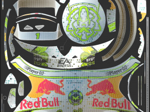 F1 Max Verstappen Helmet Las Vegas 2023 3D-Modell