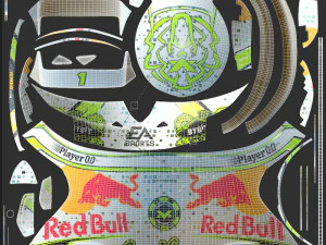Capacete F1 Max Verstappen Las Vegas 2023 Modelo 3D