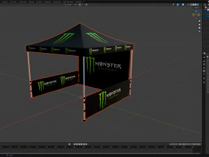 텐트 3D 모델