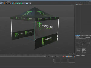 텐트 3D 모델