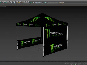 텐트 3D 모델