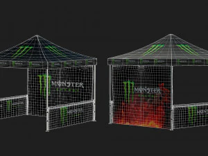 텐트 3D 모델