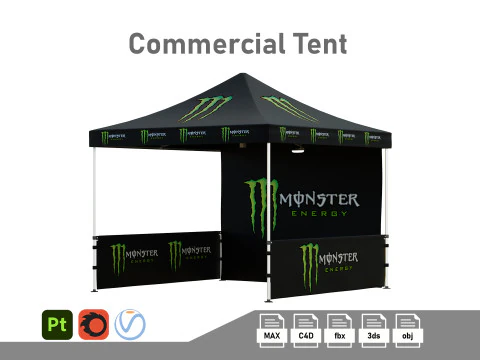 텐트 3D 모델