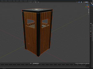 Outdoor Trash Bins 03 3Dモデル