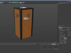 Outdoor Trash Bins 03 3D Model