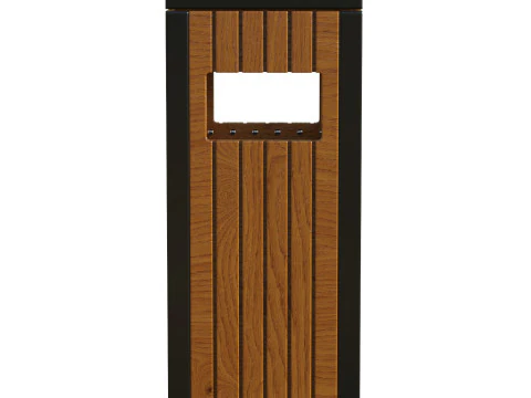 Outdoor Trash Bins 03 3D Model