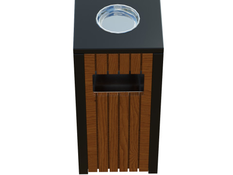 Outdoor Trash Bins 03 3Dモデル