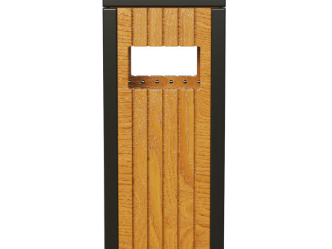 Outdoor Trash Bins 03 3Dモデル