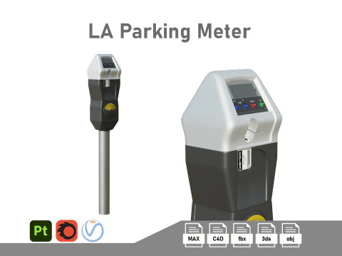 LA Parkterminal 3D Modell