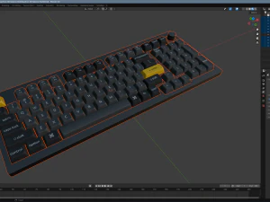 Keychron Q5 Gateron Red 3D Model