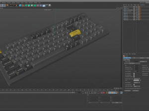 Keychron Q5 Gateron Red 3D Модель
