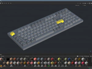 Keychron Q5 Gateron Red 3D Model