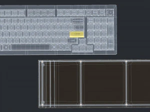 Keychron Q5 Gateron Red 3D Model