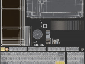 Keychron Q5 Gateron Red 3D Модель