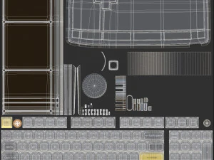 Keychron Q5 Gateron Red 3D Model