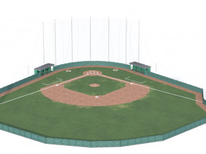 Baseball Field 3D Model