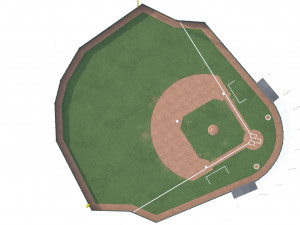 Baseball Field 3D Model
