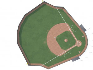 Baseball Field 3D Model