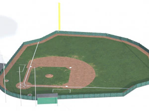 Baseball Field 3D Model