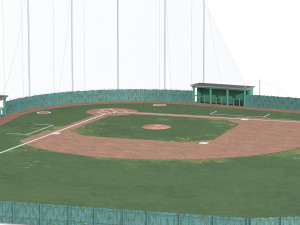 Baseball Field 3D Model