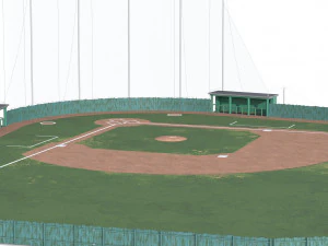 Baseball Field 3D Model