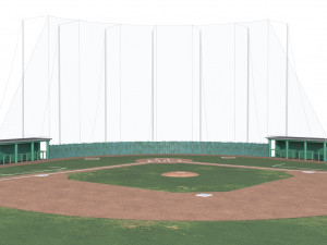 Baseball Field 3D Model