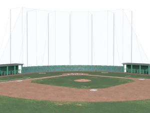Baseball Field 3D Model