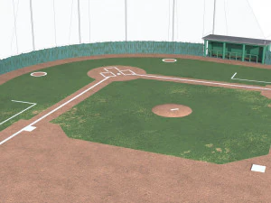 Baseball Field 3D Model