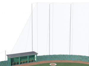 Baseball Field 3D Model