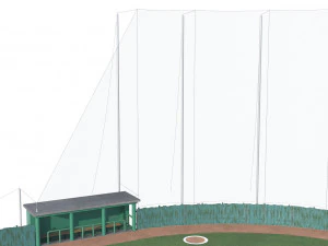 Baseball Field 3D Model