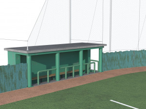 Baseball Field 3D Model