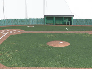 Baseball Field 3D Model