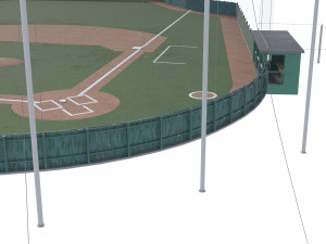 Baseball Field 3D Model