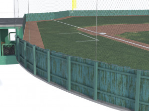 Baseball Field 3D Model