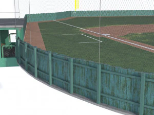Baseball Field 3D Model