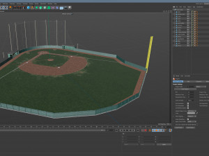 Baseball Field 3D Model