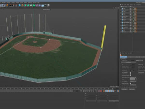 Baseball Field 3D Model