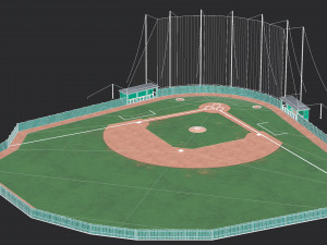 Baseball Field 3D Model