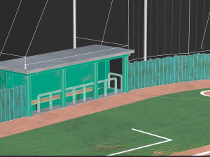 Baseball Field 3D Model