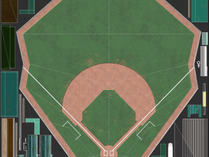 Baseball Field 3D Model