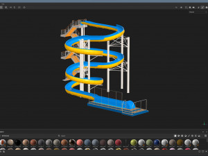 Water Slide 04 3D Model