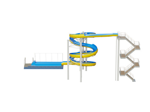 Water Slide 04 3D Model