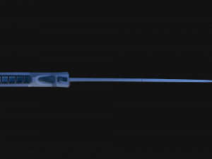 Cyberpunk Kukri Knife Model 3D