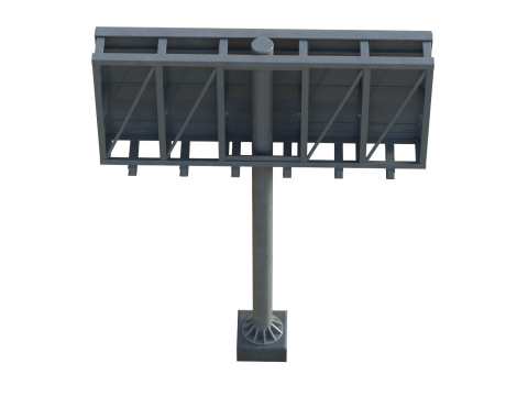 Highway Sign 01 3D Model