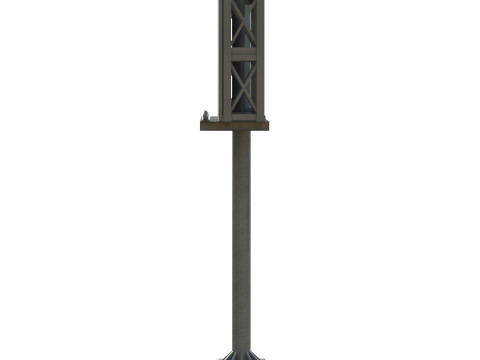 Highway Sign 01 3D Model