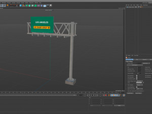 Highway Sign 02 Modelo 3D