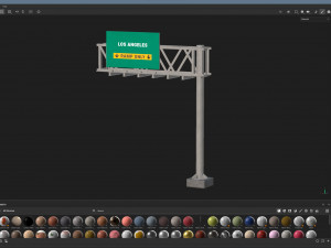 Highway Sign 02 Modelo 3D