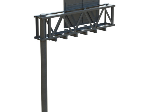 Highway Sign 02 Modelo 3D